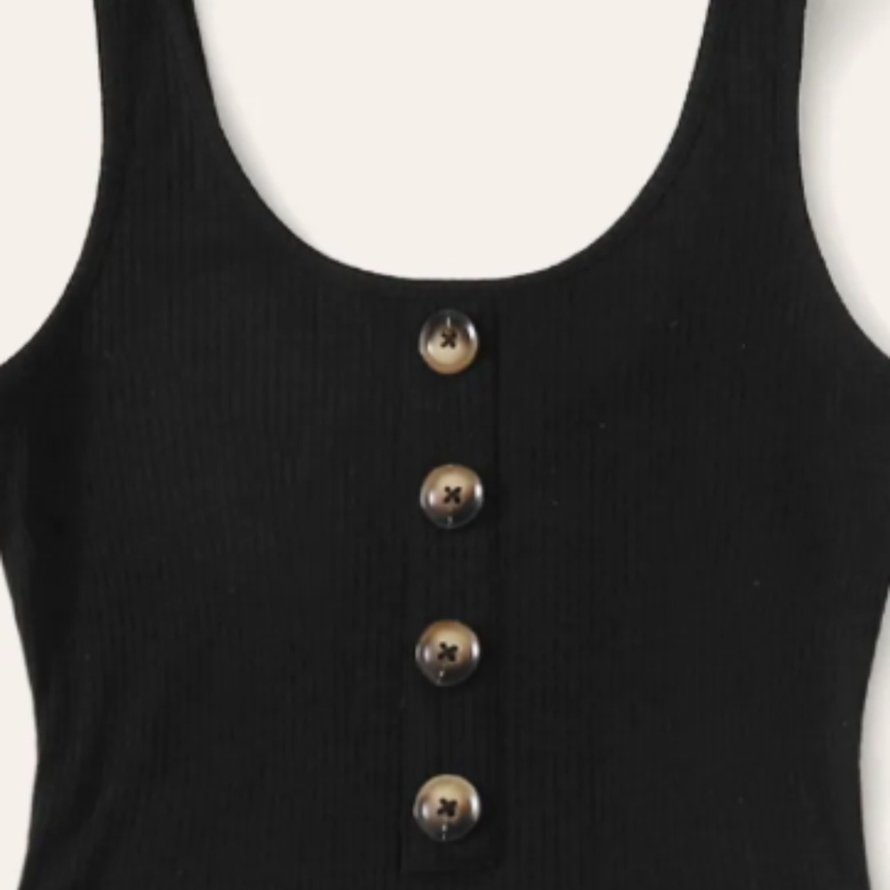 Rib-Knit Tank Bodysuit - Picture 7 of 7
